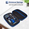 ProCase Hard Travel Case for Man Gillette Styler Beard Trimmer, Father’s Day Gift Carrying Storage Bag for Blade Refills, Charging Cord, Hair Clippers Electric Body Shaver Razor Accessories -Black