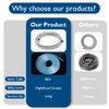Dishwasher Installation Kit - 10 FT Stainless Steel Braided Dishwasher Hose kit,Food Grade PEX Inner Tube Dishwasher Water Line with 3/8"x3/8"x3/8" Tee Stop Valve,3/8"x3/8"MIP Elbow,3/8"x3/4"FHT Elbow