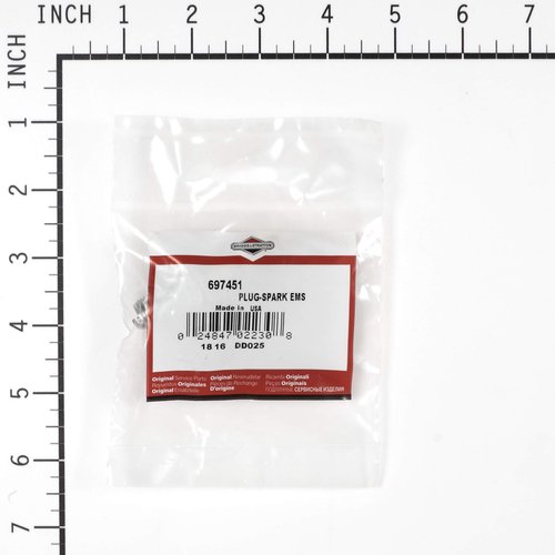 Briggs & Stratton 697451 EMS Spark Plug Replacement Part