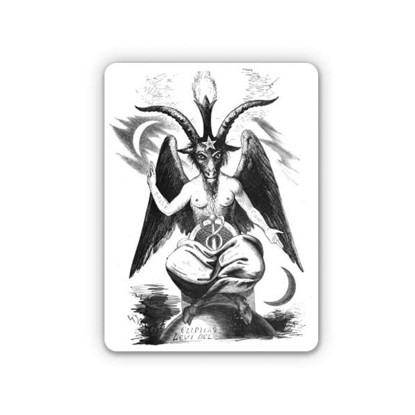 Baphomet - 12" Vinyl Sticker Waterproof Decal