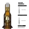 RHEIN Tattoo Cartridge Needles 20pcs 25RM #10 Bugpin 25 Round Magnum Needle Diameter 0.3mm, 3.5mm M-Taper for Tattoo Artists & Beginners Closed Tips