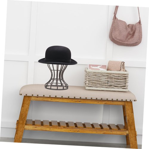 CIMAXIC 2Pcs plastic wig stand hat display wig head stand wig display holder Mannequin Wig Stand Manikin head Glasses Stand helmet stand rack portable wig stand drying rack travel hair