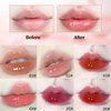 Jutqut Jelly Lipstick, Tinted Lip Gloss Heart Shape Lip Stain, Mirror Moisturizing Lip Glaze, Long Lasting Nourishing Lip Glow Balm, Non-sticky, Vivid Color Glossy Lip Gloss Lip Makeup, 01#02#03