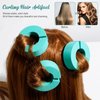 Oneleaf C-type hair curls, fluffy hair, no heat, curls, no harm to hair, sleep, curls, portable hair curlers-Green