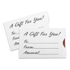 Gift Card Sleeve - White Basic (100 Pack)