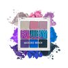 Ruby Kisses Eyeshadow Palette Highly Pigmented Eye Makeup 9 Shades Matte Shimmer Metallic Eyeshadow Palette (Waikiki Beach)