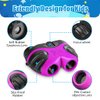 VNVDFLM Binoculars Toys for Children,Birthday Gifts for 4-9 Years Old Boys for Outdoor Play,5-12 Years Old Girls Presents,Best Gift for Kids Hunting,Learning (Pink)