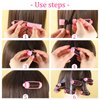 12 Pcs Foam Sponge Hair Rollers 2.4 Inch Hair Curlers to Sleep In Soft Sleep Rollers Hair Curlers for Curls Style Heatless Hair Curler