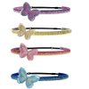 YOVECATHOU 6 Pcs Glitter Butterfly Headbands Elastic Sparkly Sequin Headband For Teen Girl Women Party Favors