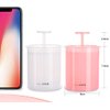 KOVCOAP Foam Maker for Face Wash, Face Wash Foamer, Cleanser Foam Maker, Marshmallow Whip Maker Skin Care, Deep Skincare Cleaner Tools for Travel Household 2 Pieces(Pink and White)