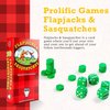 Prolific Games Flapjacks & Sasquatches, Upgraded Second Edition, Card and Dice Game, 2-8 Players Ages 8 and Up