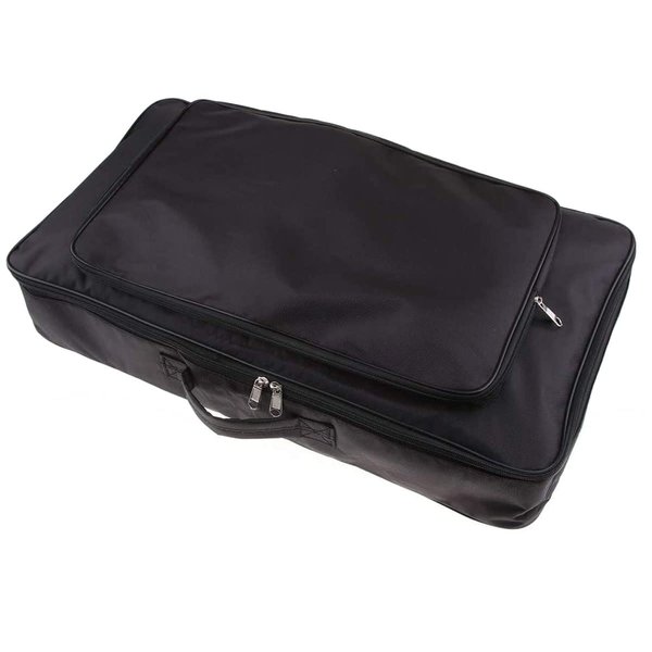 TUOREN Portable Gig Bag Guitar Effects Pedal Board Carry Bag 23.6 x 13 x 4inch Black