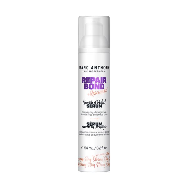 Marc Anthony Hair Serum for Frizzy & Damaged Hair, Repair Bond + Rescuplex Strength & Protect Serum - 3.2 fl oz
