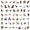 DinoRealistic Dinosaur Stickers for Teens, Waterproof Vinyl Pack - 110 Pack Cute Cartoon Decals for Laptop, Water Bottle, Skateboard, Hydroflask, Phone Bumper