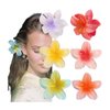 Gyaru Hair Clip Flower Gyaru Hair Pins Hair Accessories Hawaiian Flower Pins Wonderful Gift Goth Accessories Punk Alt Accessories (flower set)