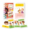 Bear Tale Body Parts Flash Cards for Toddlers 1-3, 3-5 Years, 54PCS Double-Sided Colorful Arabic FlashCards for Kids Babies Preschools Beginners Educational Gifts