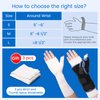 Velpeau Carpal Tunnel Wrist Brace with Thumb Stabilizer Night Support, Completely Stabilizes Wrist Thumb Joint, Pain Relief for Tendonitis, De Quervain's Tenosynovitis, Arthritis (Reg, Right Hand, M)