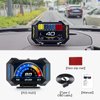 OBD2 Gauge Car HUD Head Up Display Multifunction Digital,Car Speedometer Tachometer Water Temperature Oil Temperature Volt Inclinometer Boost Gauge RPM Meter fit for Most Vehicles After 2008