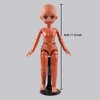 UCanaan 10 Pcs Doll Stand - Action Figure Stands with Expandable Waist Wire for 8"-14" Dolls Suitable for 1/6 Dolls Accessories-Black