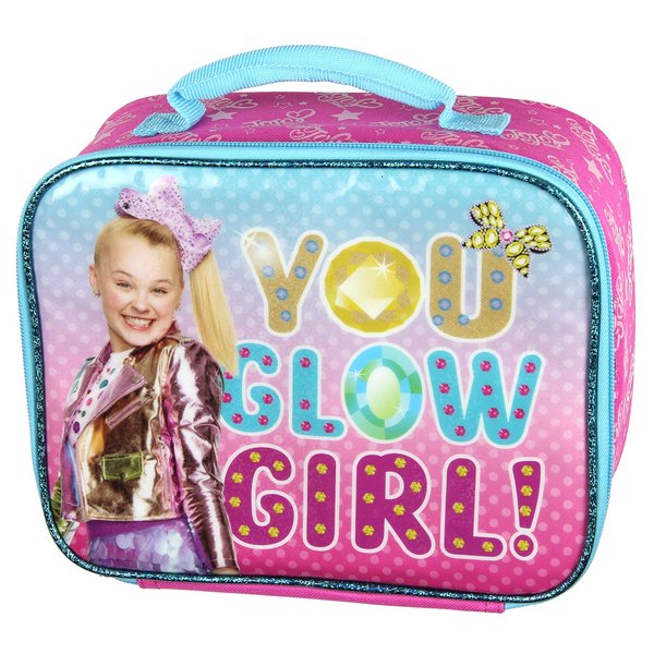 Jojo Siwa You Glow Girl Soft Kit Insulated Lunch Box Cooler