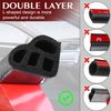Car Weather Stripping Self Adhesive 33Ft Double Layer L Shape Automotive Soundproofing Weatherstrip Adhesive Universal Car Door Rubber Seal Strips with Adhesive Backing for Car RV Truck Doors Window
