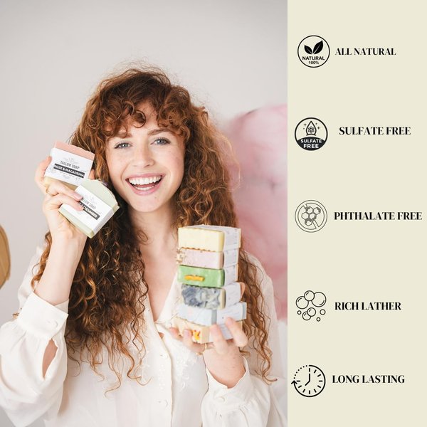 Simple Sophistication Tallow natural soaps (2 count of 4.3 oz), Natural | Moisturizing soap bar for Face & Body Wash | Sulfate free | Phthalate free - Handmade in USA (Coconyut & Lime)