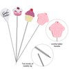 Patelai Cake Tester Needles Holiday Stainless Steel Reusable Cake Testing Needles Practical cookie Tester Skewer for Kitchen Home Bakery Tools, 4 Pieces