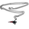 NFL Siskiyou Sports Fan Shop New England Patriots Chain Necklace with Small Charm 22 inch Team Color