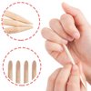 Nail Art Orange Wood Sticks,AMOSTBY 50PCS Multi Functional Cuticle Pusher Remover Manicure Pedicure Tool,4.5 inch