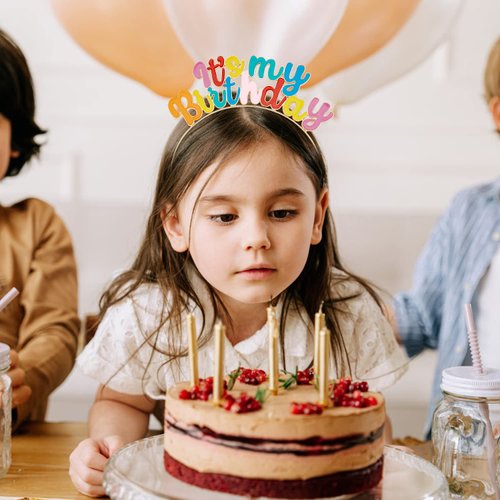 Chanaco Birthday Sash Birthday Girl Headband Set Birthday Crown Tiara Birthday Girl Sash Birthday Crowns for Women Happy Birthday Decorations Birthday Gifts for Women