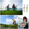 4Pcs Funny Fishing Lures,Special Shaped Hard Metal Sequin Fishing Jigs Baits,Top Water Bass Fishing Lures,Spinner Baits for Bass Fishing Gear,Fishing Hook Gift for Fishing Lovers