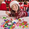 Cinrobiye 144 Pieces Merry Christmas Party Favors Max Holiday Coloring Books Squishy Gift Stacking Crayons Tattoo DIY Sticker Stampers Class Reward Prizes for Christmas Holiday Winter Party supplies