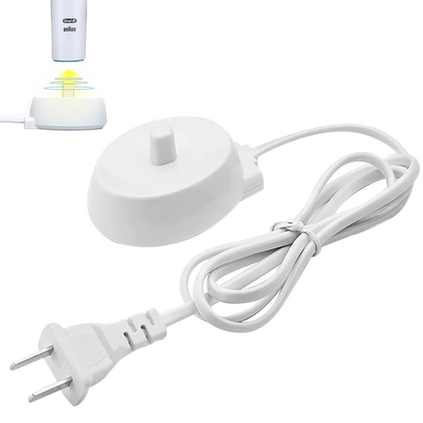 for Braun Oral-B Electric Toothbrush Replacement Charger，for Oral-B Model 3757 Waterproof IPX7 Inductive Charging Adapter,Portable Travel