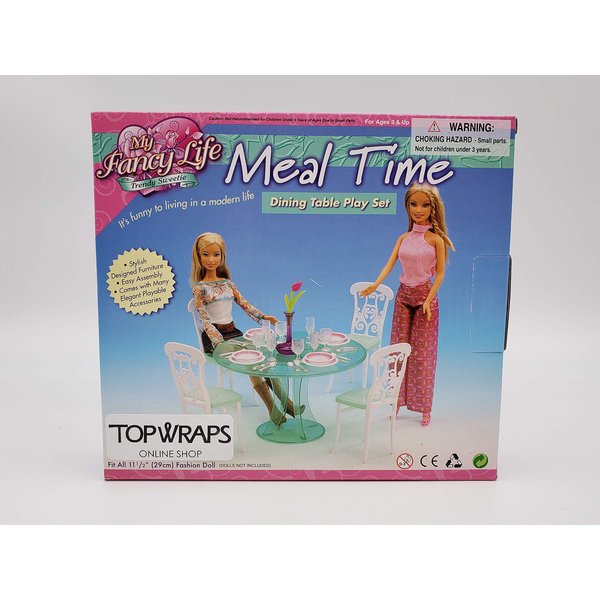 TOPWRAPS Gloria My Fancy Life Meal Time Dining Table Play Set (No. 2811)
