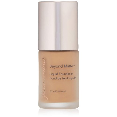 Jane Iredale Beyond Matte 3-in-1 Liquid Foundation, Long-wear, Buildable Coverage, Vegan, Clean, Cruelty Free, Semi Matte Finish, M4
