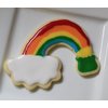 Pot of Gold at the End of The Rainbow St Patrick's Day Cookie Cutter 3.75 X 5 inches- Handcrafted Copper Cookie Cutter by The Fussy Pup
