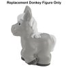 Fisher-Price Mattel Replacement Part Little People Playset - CHD20 ~ Replacement Gray Donkey Figure ~ Works Farm Playset and Other Playsets as Well!