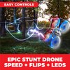 Force1 UFO 4000 Mini Drone for Kids - LED Remote Control Drone, Small RC Quadcopter for Beginners, 2.4GHz Remote Control, 360 Flips, 2 Speed UFO Drone, 2 RC Drone Toy Batteries, Flying Drones for Kids