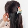 Acetate Swallow Women Hair Clips for Thin Hair,Bird Shape Claw Clips Cute Hair Accessories Fun Animal Claw Clip (green)