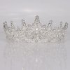 Ｎｏｏｎｈｏｒｓｅ Headbands for Women Beautifully Silver Tiara & Crown Silver Girls Cosplay Halloween Princess Queen Crown Prom Queen Gift Sets