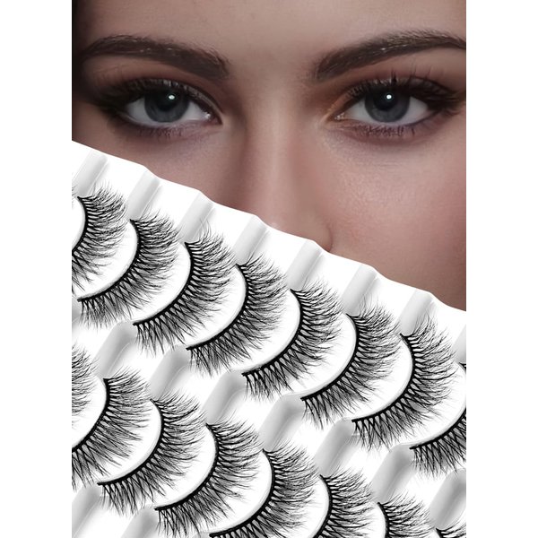 sawkit Classic Lash Extensions – 6-13mm – Fake Eyelashes – Luxurious Natural Mink Lashes Eyelash Extensions – Comfortable and Easy to Apply – High-End Fiber Lashes for Superior Volume