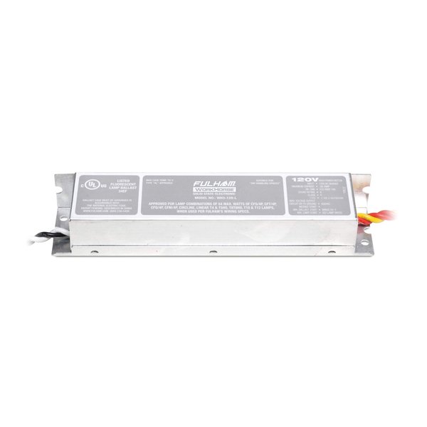 Fulham Lighting WH3-120-L Workhorse 3 Adaptable Electronic Fluorescent Lamp Ballast, 1 Count (Pack of 1), Silver