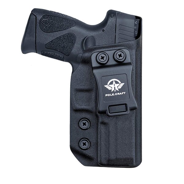 Taurus G3 Holster IWB Kydex Holster for Taurus G3 9mm / .40 Pistol Case - G3 Taurus Holster 9mm - Inside Waistband Holster Taurus G3 9mm IWB Kydex Gun Accessories (Black, Right Hand)