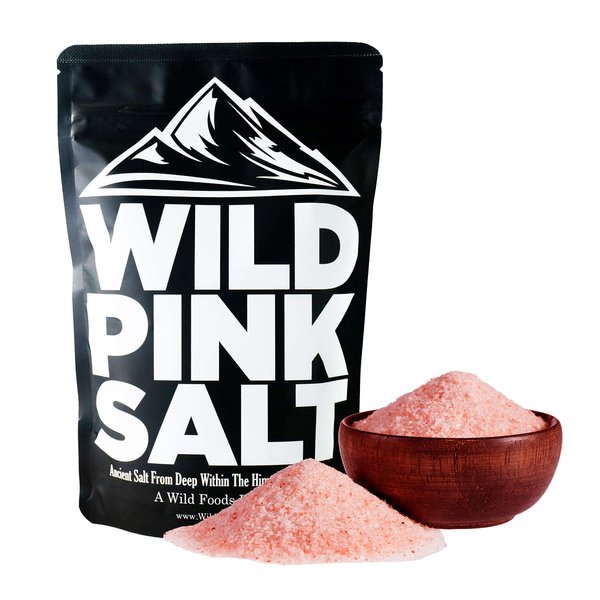 Wild Foods Organic Pink Himalayan Salt, Fine Ground Table and Cooking Salt, 16 oz | 100% Real, Pure, Unrefined Pink Salt | 80+ Minerals and Electrolytes, Small Batch, Ethically Sourced