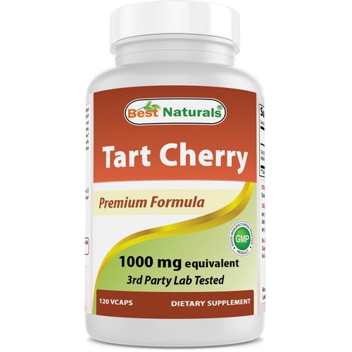 Best Naturals Tart Cherry Extract 1000 mg 120 Capsules (120 Count (Pack of 3))