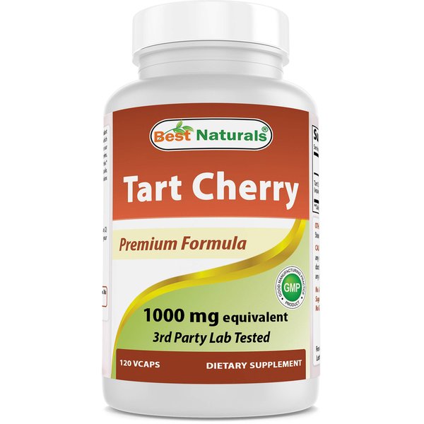 Best Naturals Tart Cherry Extract 1000 mg 120 Capsules (120 Count (Pack of 3))