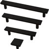 Franklin Brass P40844K-FB-C Simple Chamfered Drawer Pull, 3" (76 mm), Matte Black, 10 Count