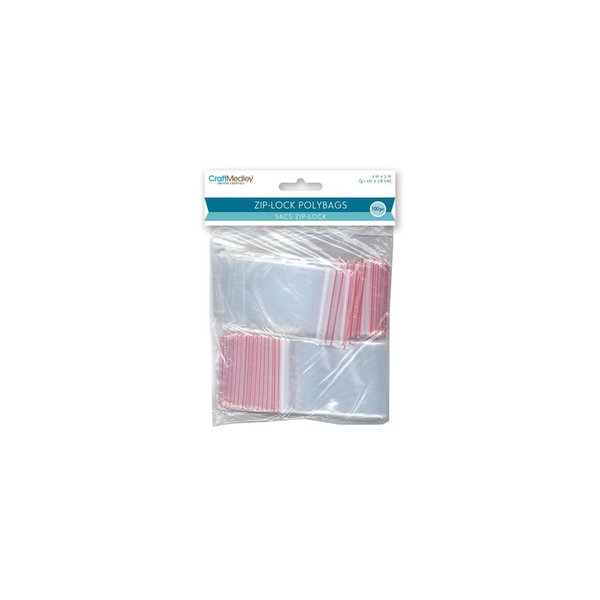 Ziplock Polybags 2"X3" 100/Pkg-