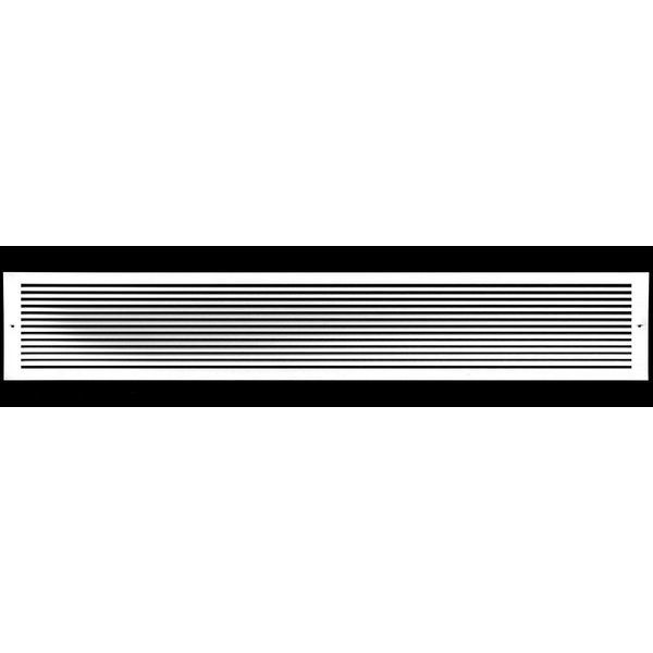 HVAC Premium 28'' X 6" Aluminum Return Grille - Easy Air Flow - Linear Bar Grilles [Outer Dimensions: 29.875'' w X 7.875'' h]