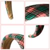 HUANMAYE 6PCS Headband for Women Boho Hair Scarf Sponge Hairbands Fabric Elastic Hair Bands No Slip Wide Headwraps Accessories for Adult Women (Plaid)